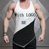 Create Your own LOGO/Text Mens Bodybuilding Stringers Tank Tops - reign-aesthetics