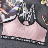 Letter Sports Bra - reign-aesthetics